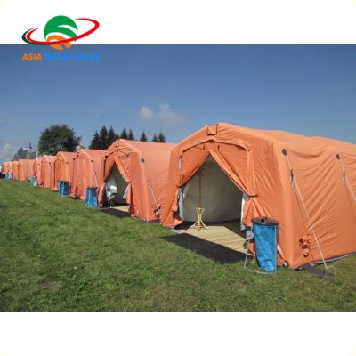 Army Shelter for Outdoor Camping , Inflatable Military Tent for Field Shelter, Inflatable Lawn Camping Tent