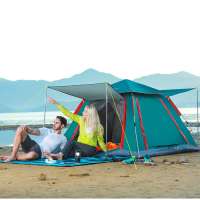 Customized Outdoor Automatic 34 Person Rainproof Camping Family Tent