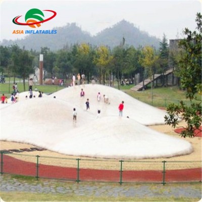 Indoor easy installation inflatable jumping cloud/ jumping pillow/snow mountain park